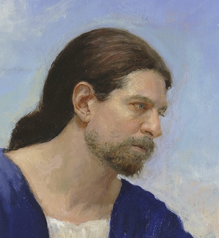 detail of Jesus